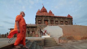 PM Modi Meditation In Vivekanand Rock Memorial